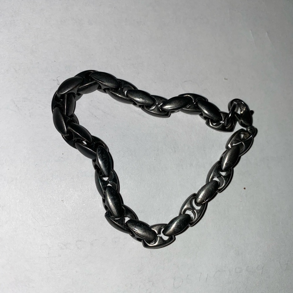 Kenneth Cole Dark Metal Bracelet Men’s